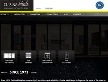 Tablet Screenshot of cuisineideale.com